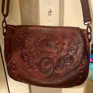Anna Sui x Bed Stu crossbody saddle bag